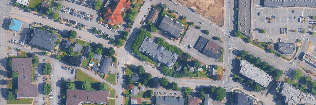 St. Joseph's Court aerial view