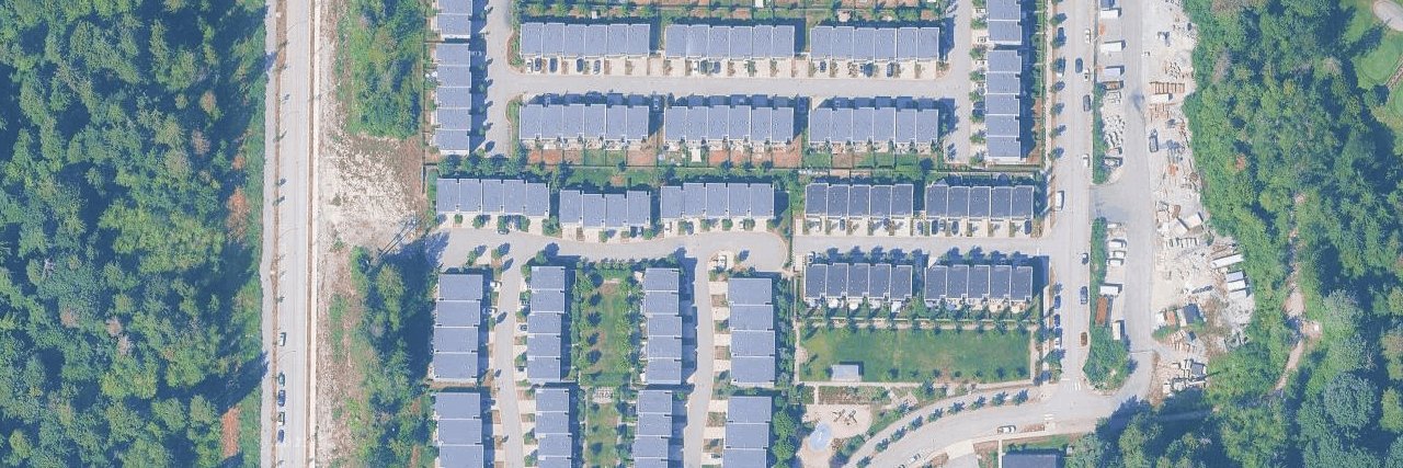 Lupine Walk Seymour Village aerial view
