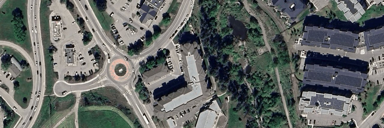 aerial view