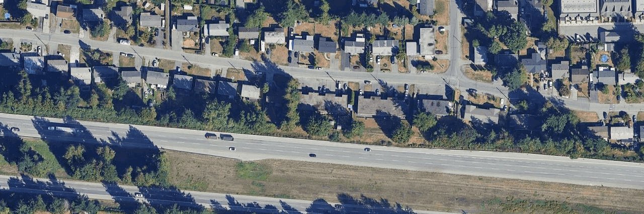 Westbury Villa aerial view