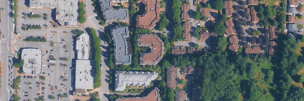 The Crossing aerial view