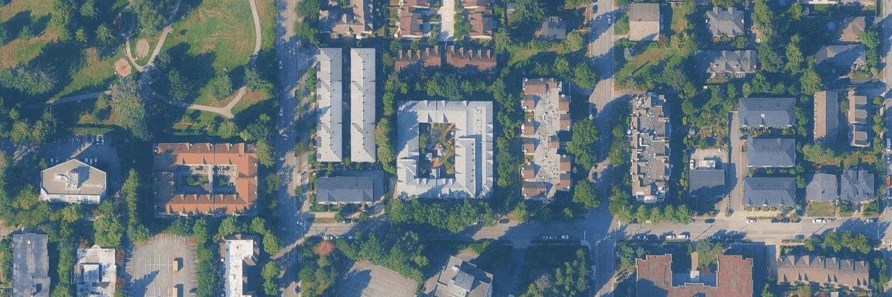 Sardis Court aerial view