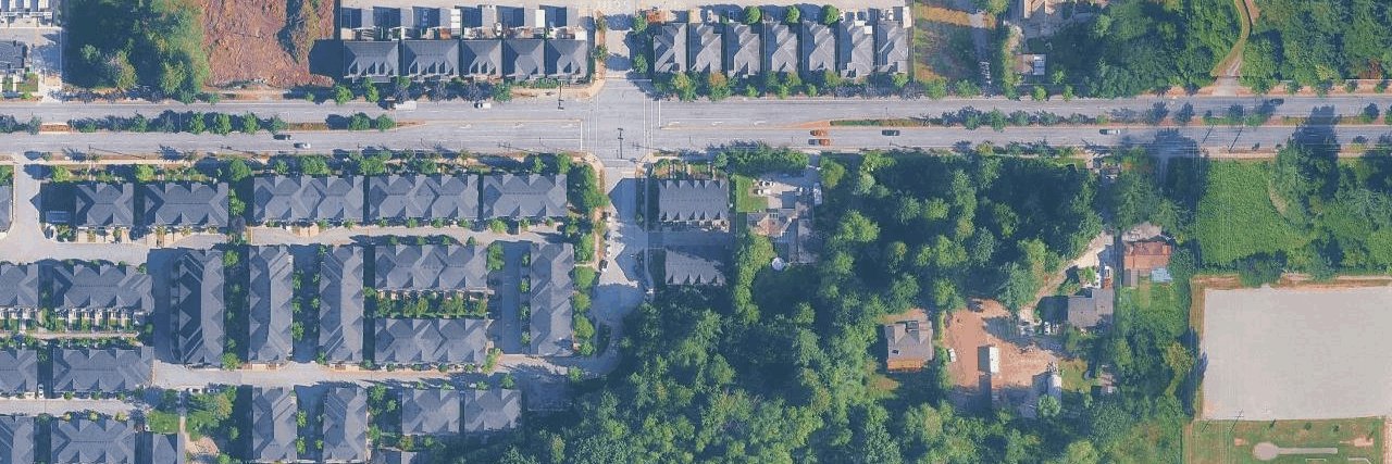 Sullivan Creek aerial view