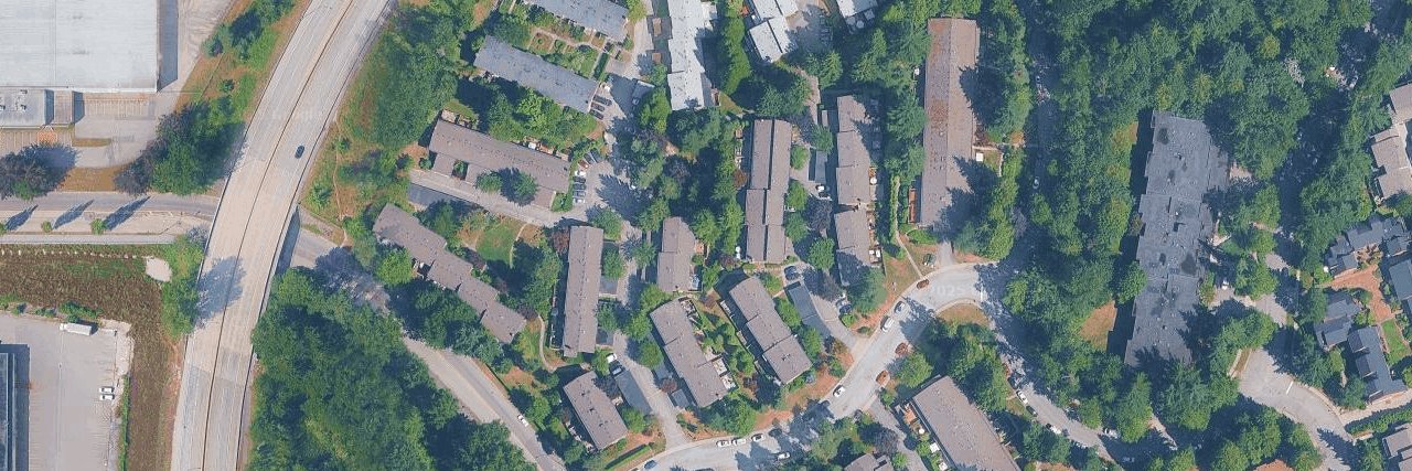 Simon Fraser Hills aerial view