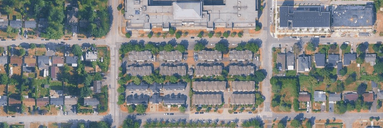 Ashbury Lane aerial view