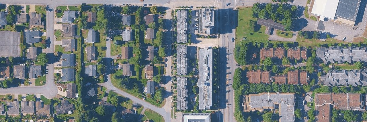 City Homes aerial view