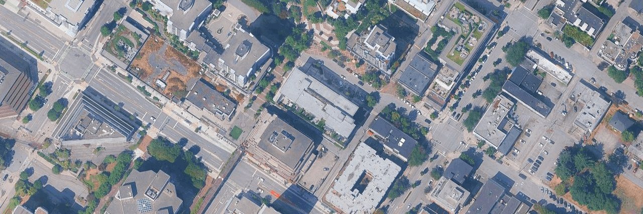First Street West aerial view