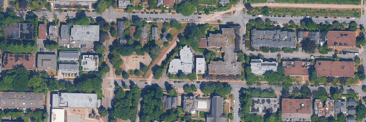 Katrina Court aerial view
