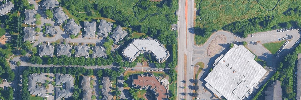 Arbour Lane aerial view