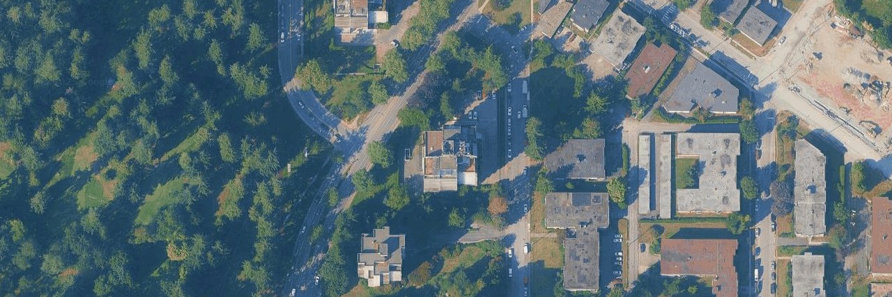 Huntley Manor aerial view