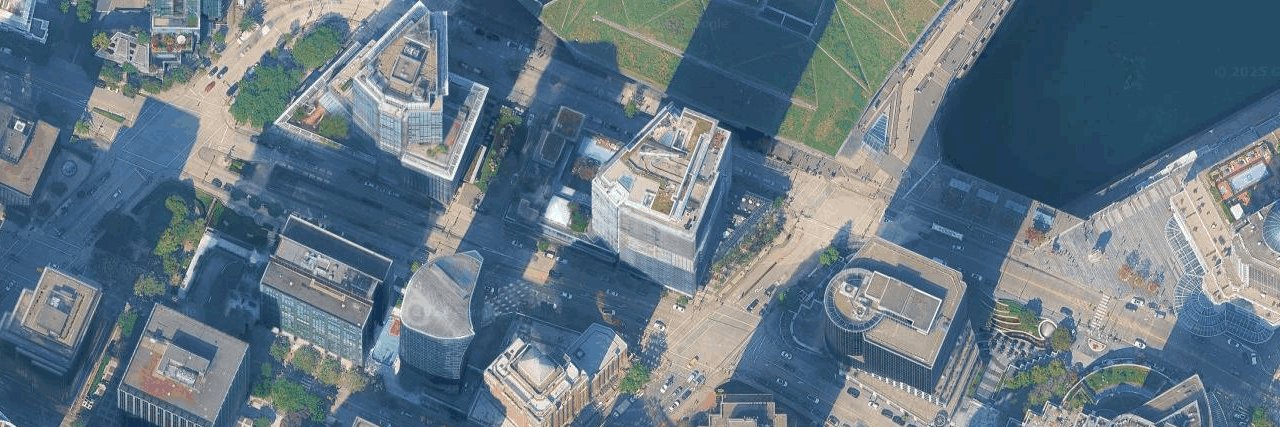 Fairmont Pacific Rim aerial view