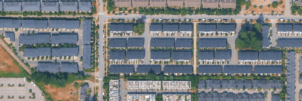 Grandview Surrey aerial view