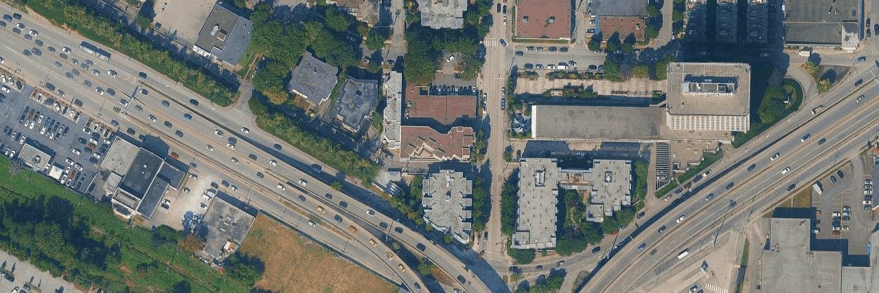 Hudson Mews aerial view