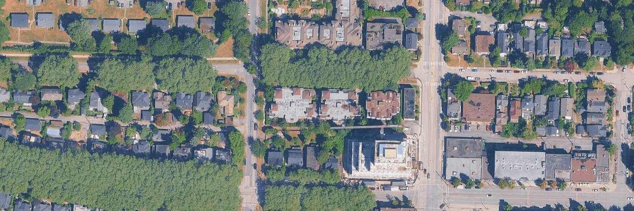 La Mirada aerial view