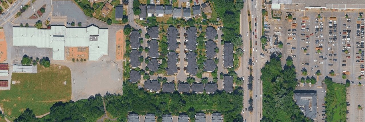 Logan Creek aerial view