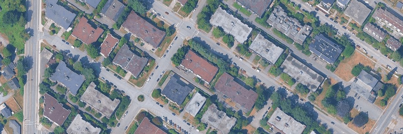 Seadale Place aerial view