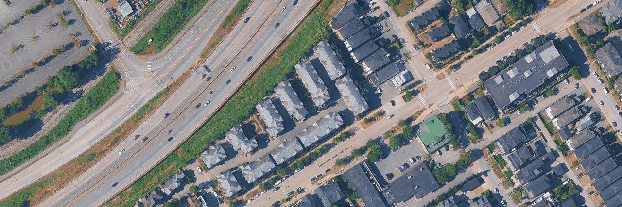 English Mews aerial view