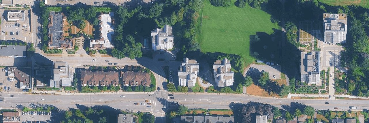 Brookmere Gardens aerial view