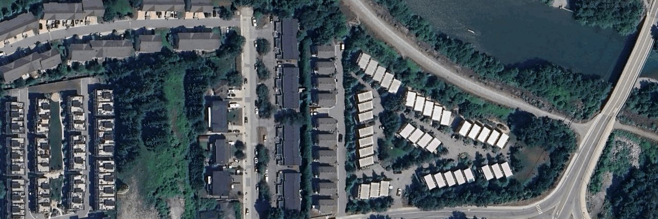 Abbey Lane aerial view
