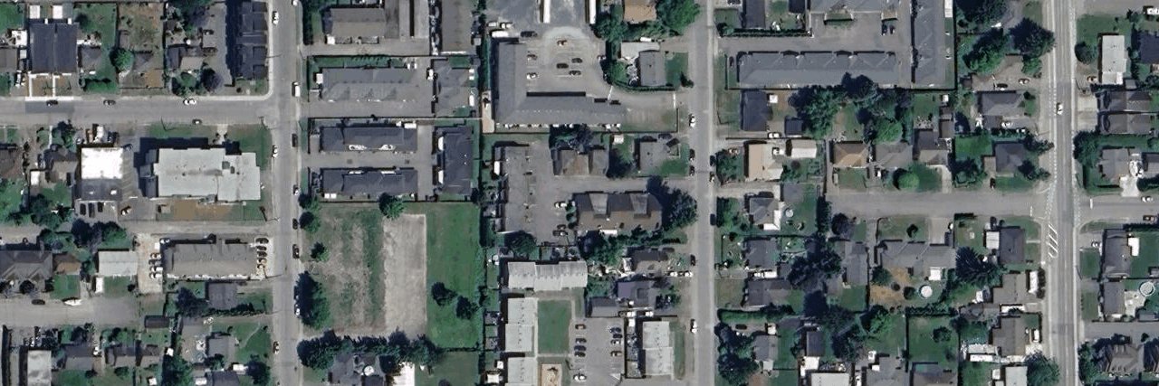 Woodbine Court aerial view