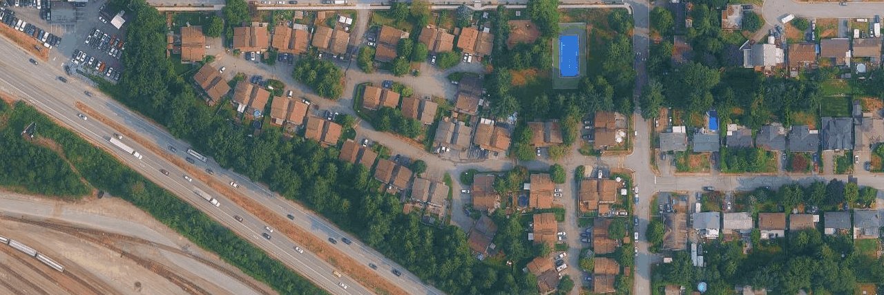 Twin Cedars aerial view