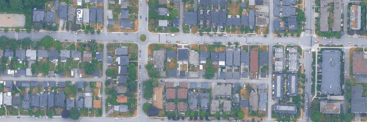 Central Lonsdale aerial view