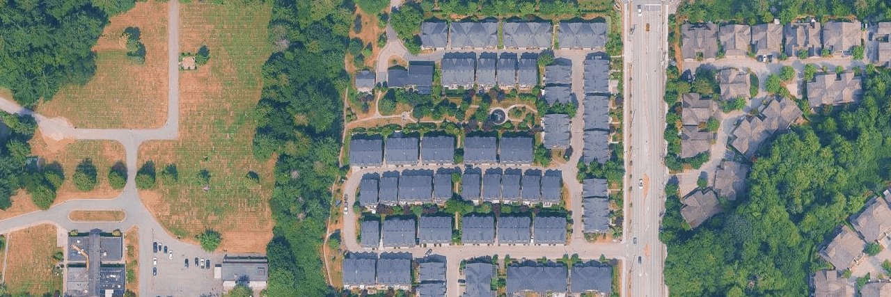 Blu Living aerial view