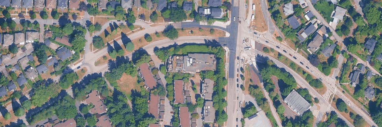 The King Edward aerial view