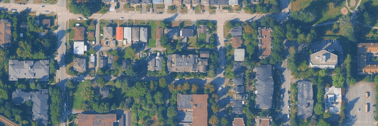 Clark House aerial view