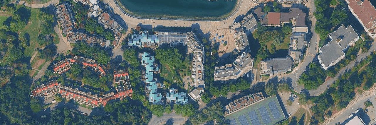 Market Hill aerial view