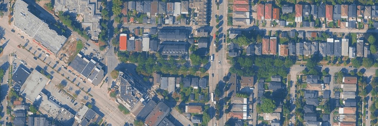 The Charles aerial view