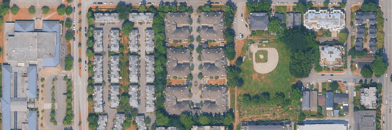 Hawthorne Gate aerial view