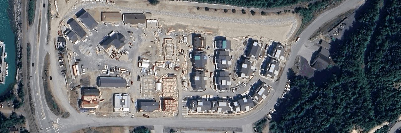 Britannia Beach aerial view