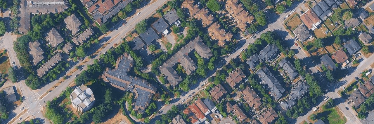 Canford Corner aerial view
