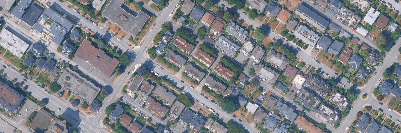 Custer Court aerial view