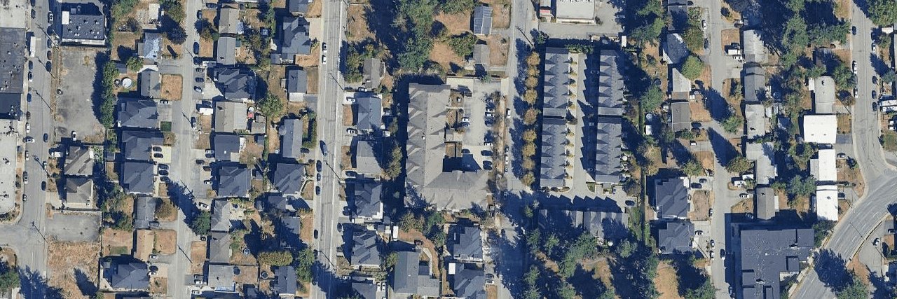Cobblestone aerial view