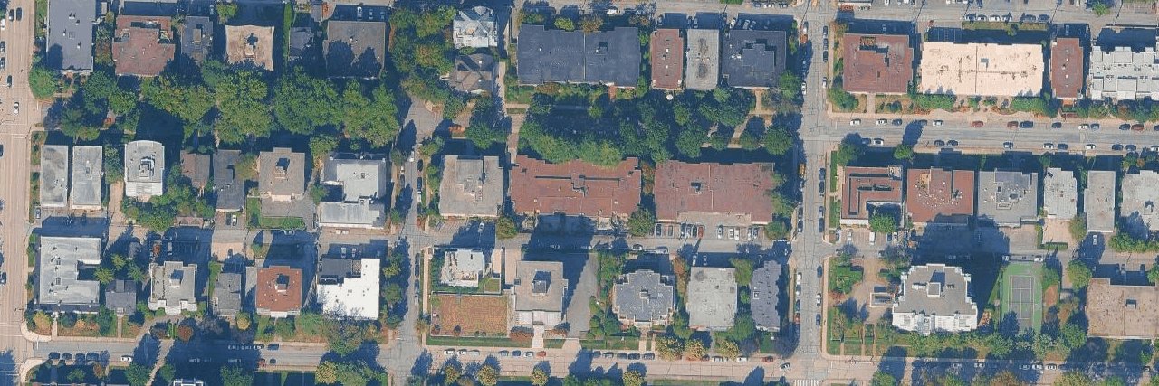Landmark Shaughnessy aerial view