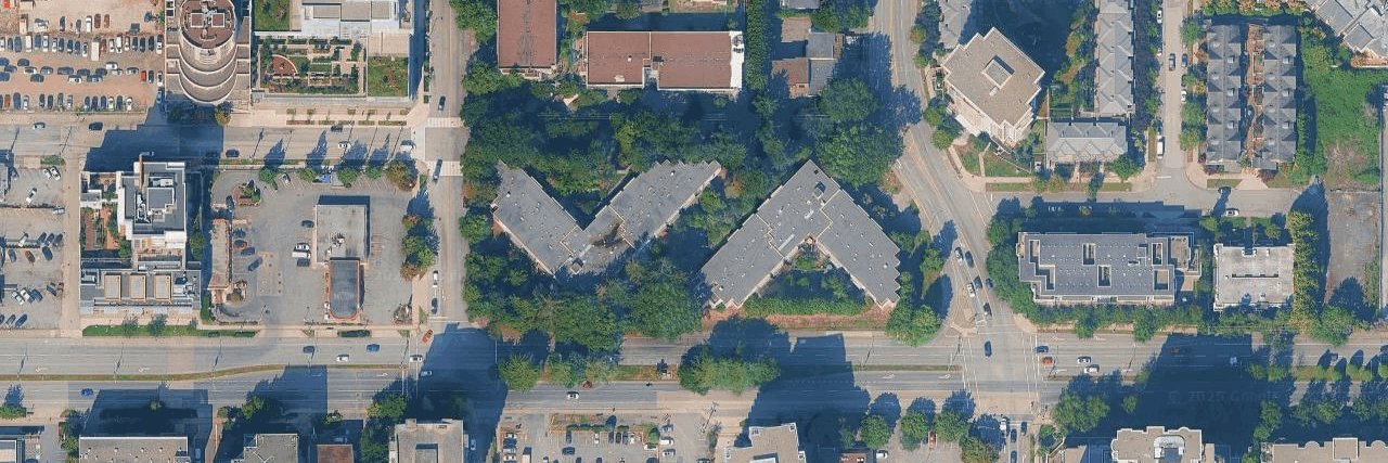 Dolphine Place aerial view