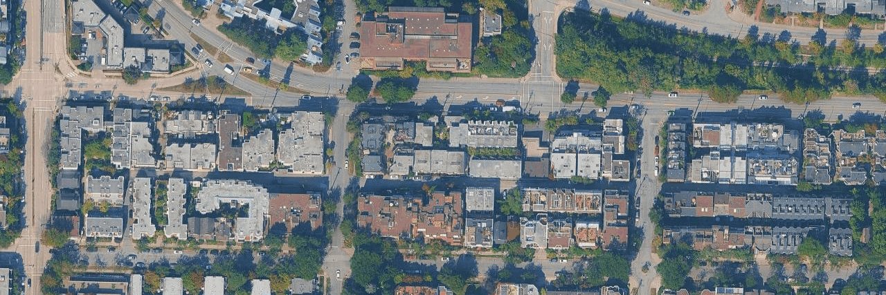 Camden Court aerial view