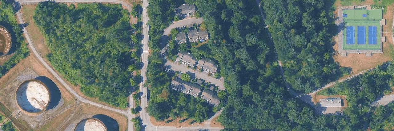 Wembley Estates aerial view