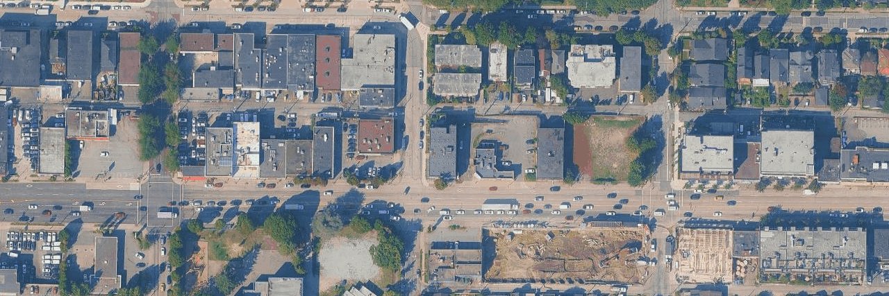 Hastings Court aerial view