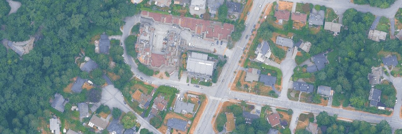 The Brook aerial view