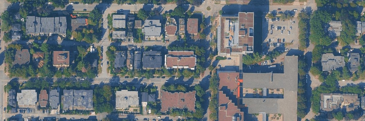Mcwen House aerial view
