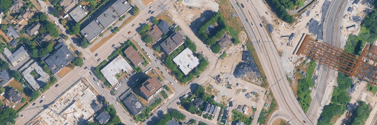 Agnes Court aerial view