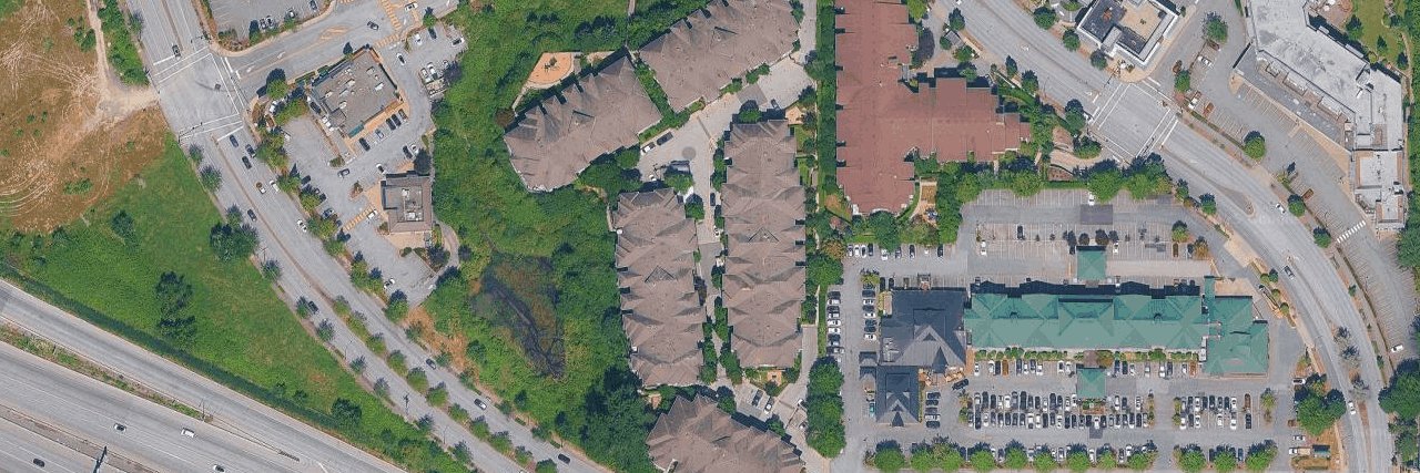 The Grove aerial view