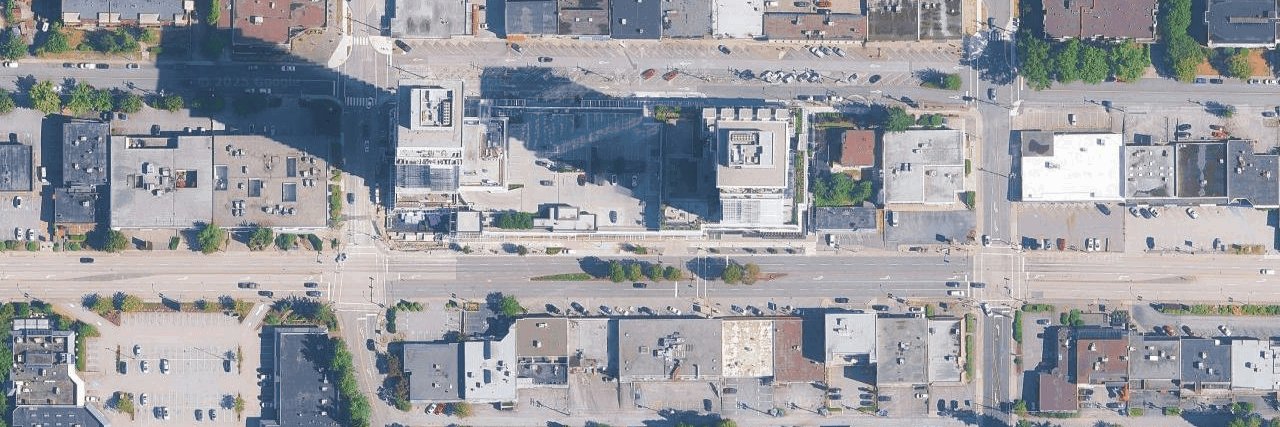 The Heights On Austin aerial view