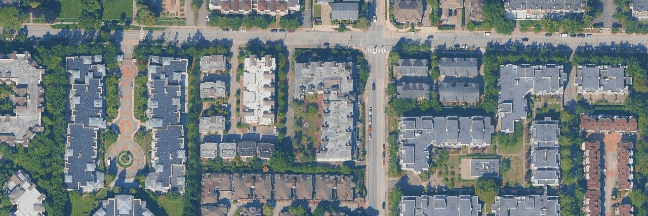 St Albans Court aerial view