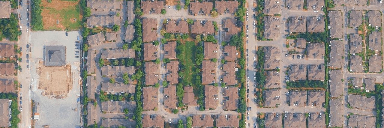 Orchards aerial view