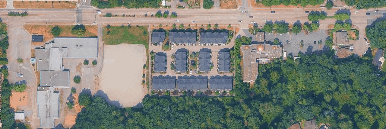 Bishop Creek aerial view