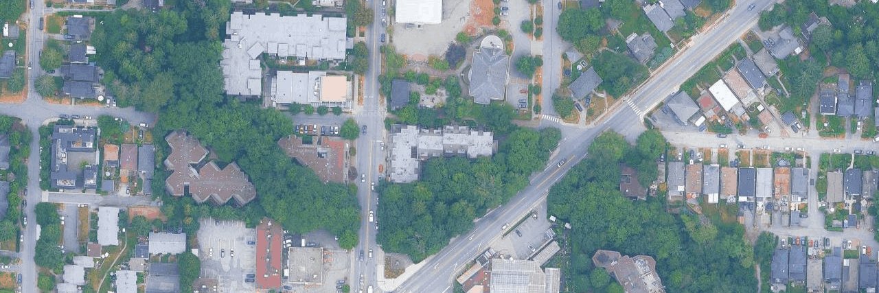 Lynn Valley Terrace aerial view